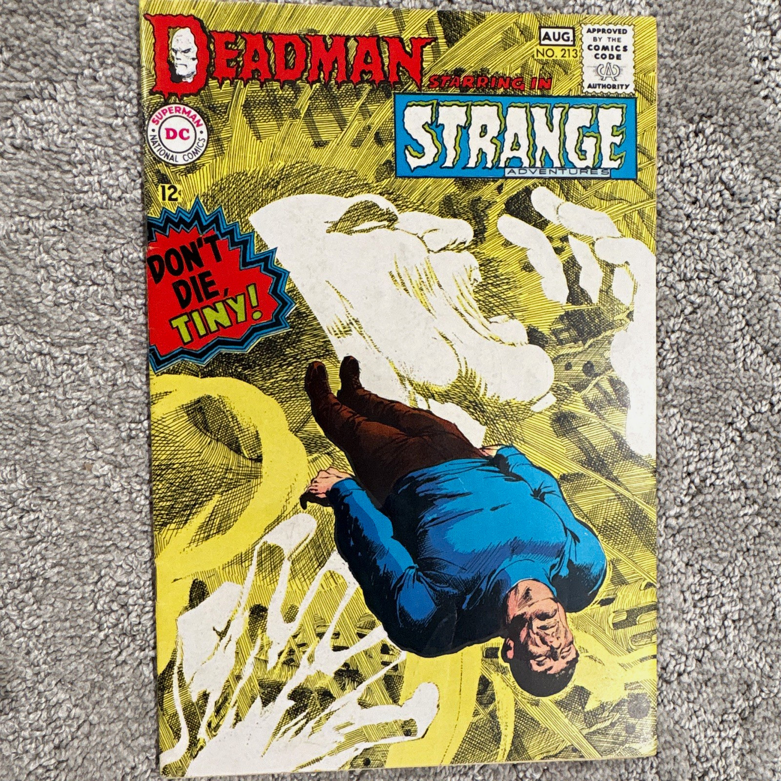 DC Comics Strange Adventures #213 (1969) Deadman "Non morire, piccolo!" Neal Adams