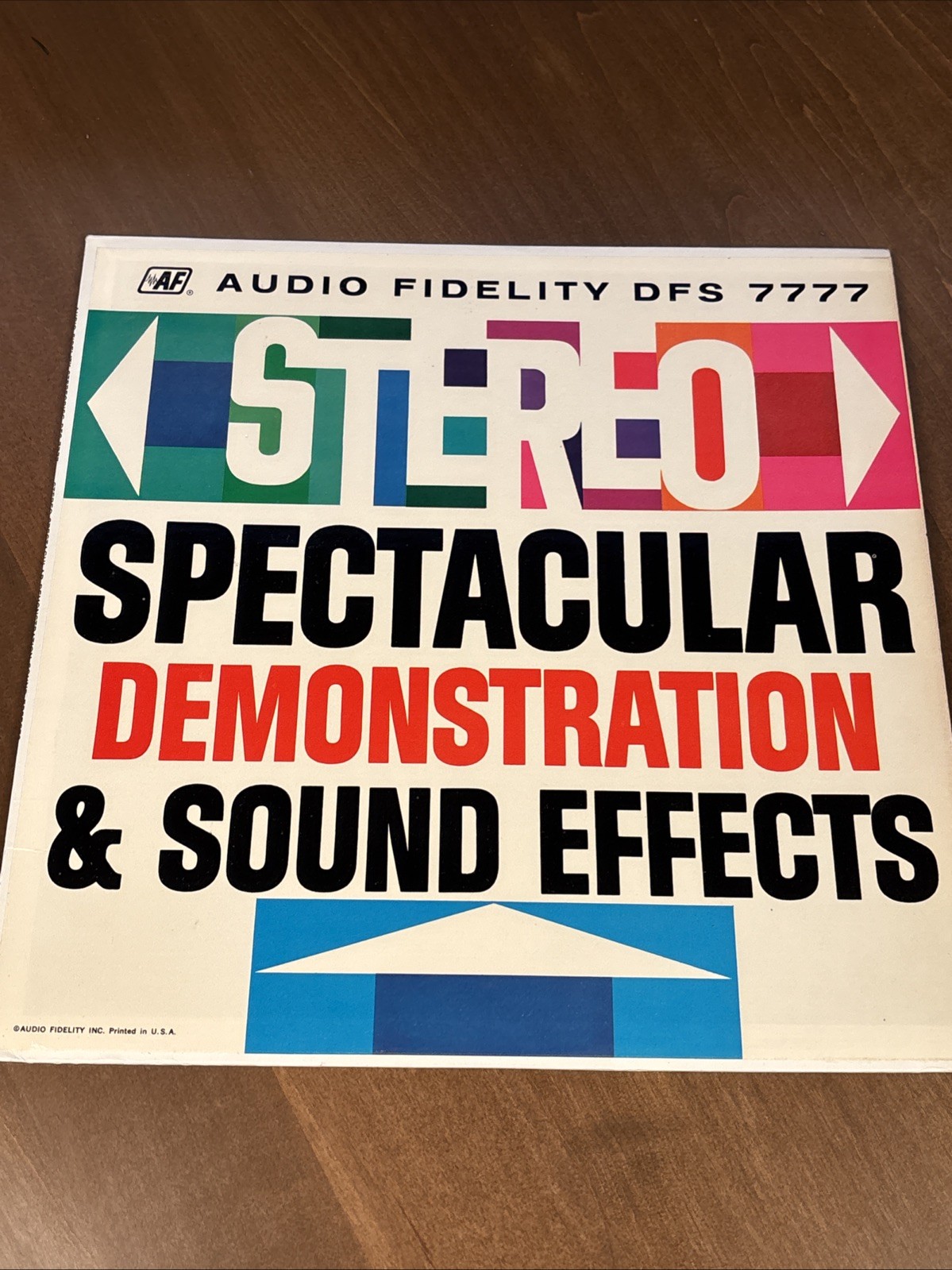 Cleaned & Tested - Stereo Spectacular Demonstration & Sound Effects - 1963 LP