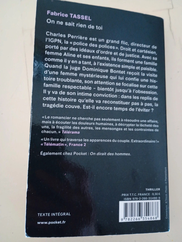 On ne sait rien de toi
