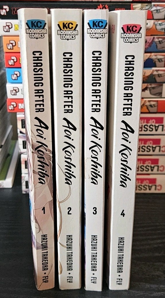 Manga Chasing After Aoi Koshiba Vol 1-4 English Volumes Yuri