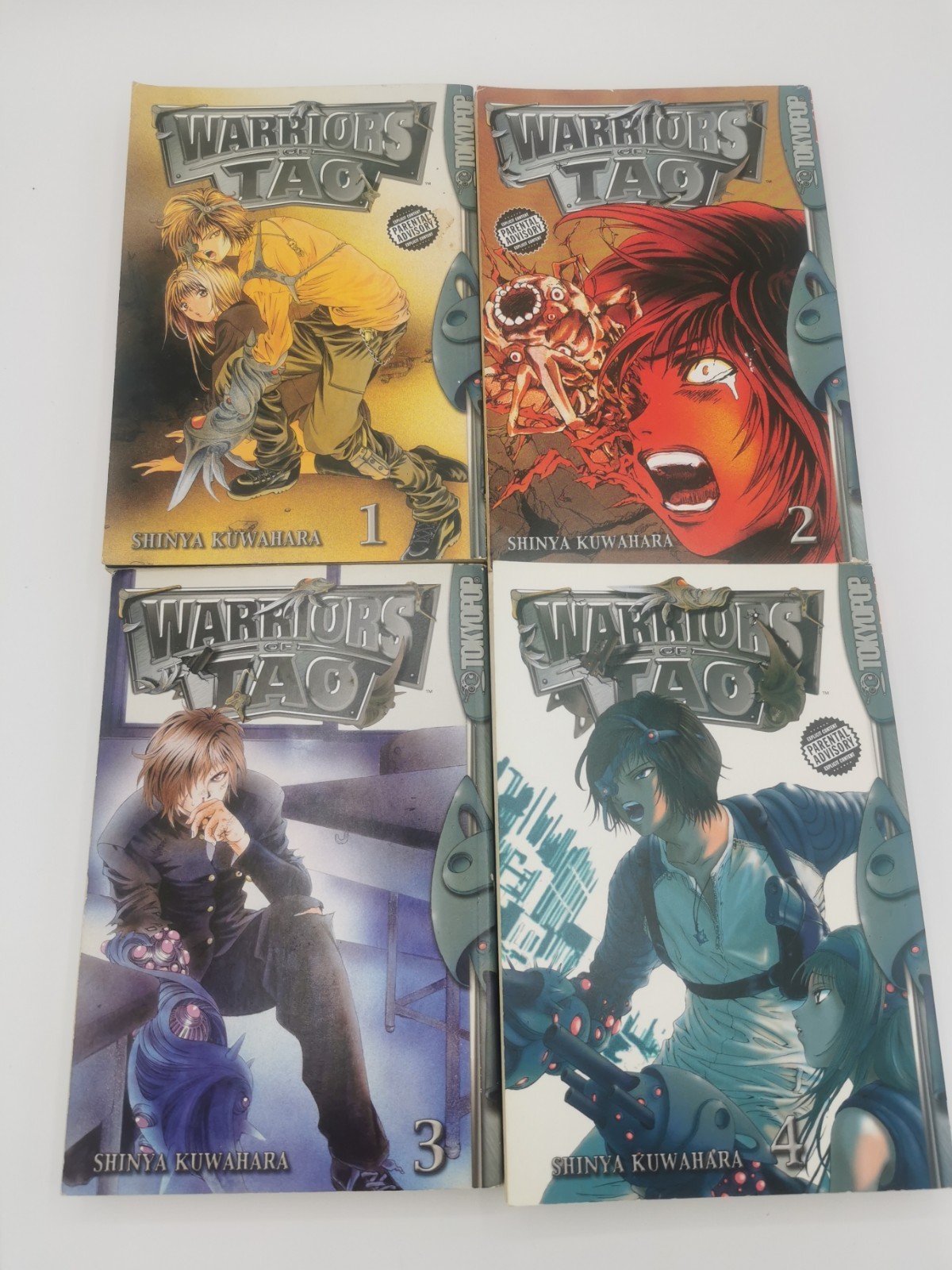 Manga Warriors of Tao Bundle Vol 1-4 English Volumes Tokyopop Shinya Kuwahara