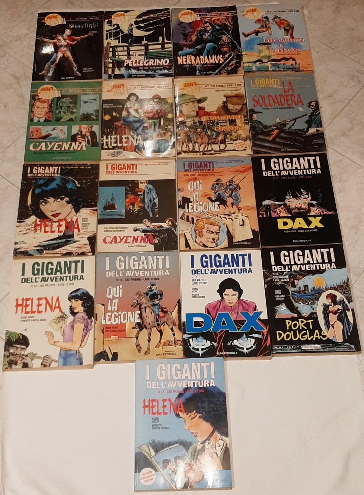 I GIGANTI DELL'AVVENTURA SEQUENZA 1/17  (EURA EDITORIALE) 