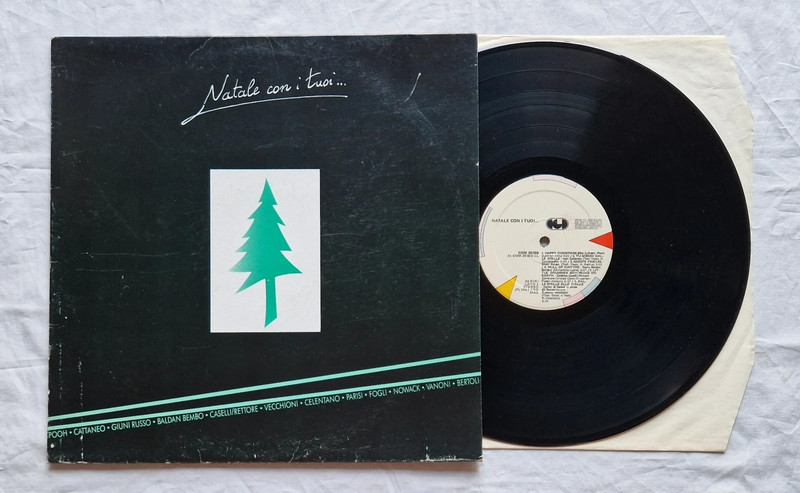 Natale con i tuoi Disco Lp 33 giri Pooh G. Russo Celentano Vanoni