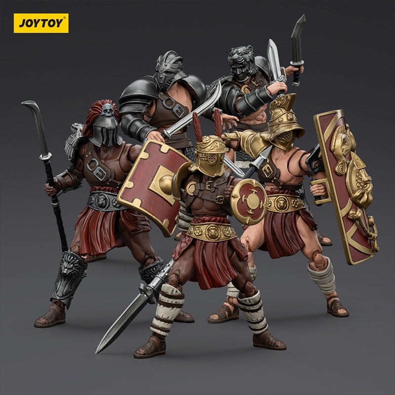 JOYTOY Strife Gladiatore Romano Confezione da 5 action figure articolate 1:18