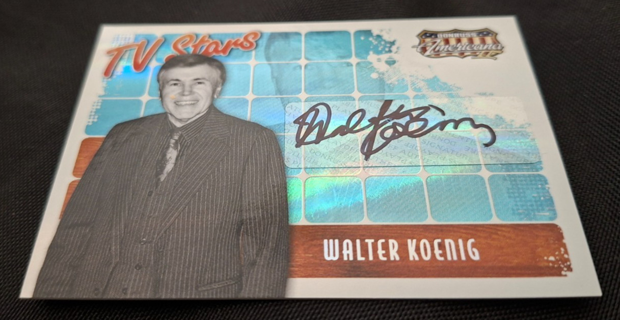 2008 Donruss Americana Walter Koenig  Autograph Card /49 Star Trek Chekov Signed