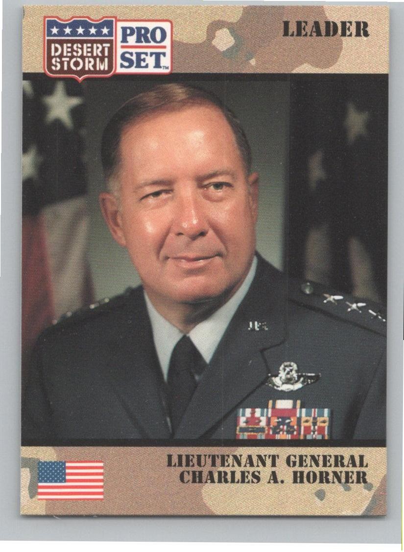 1991 Pro Set Desert Storm #83 Lt Gen. Charles A. Horner