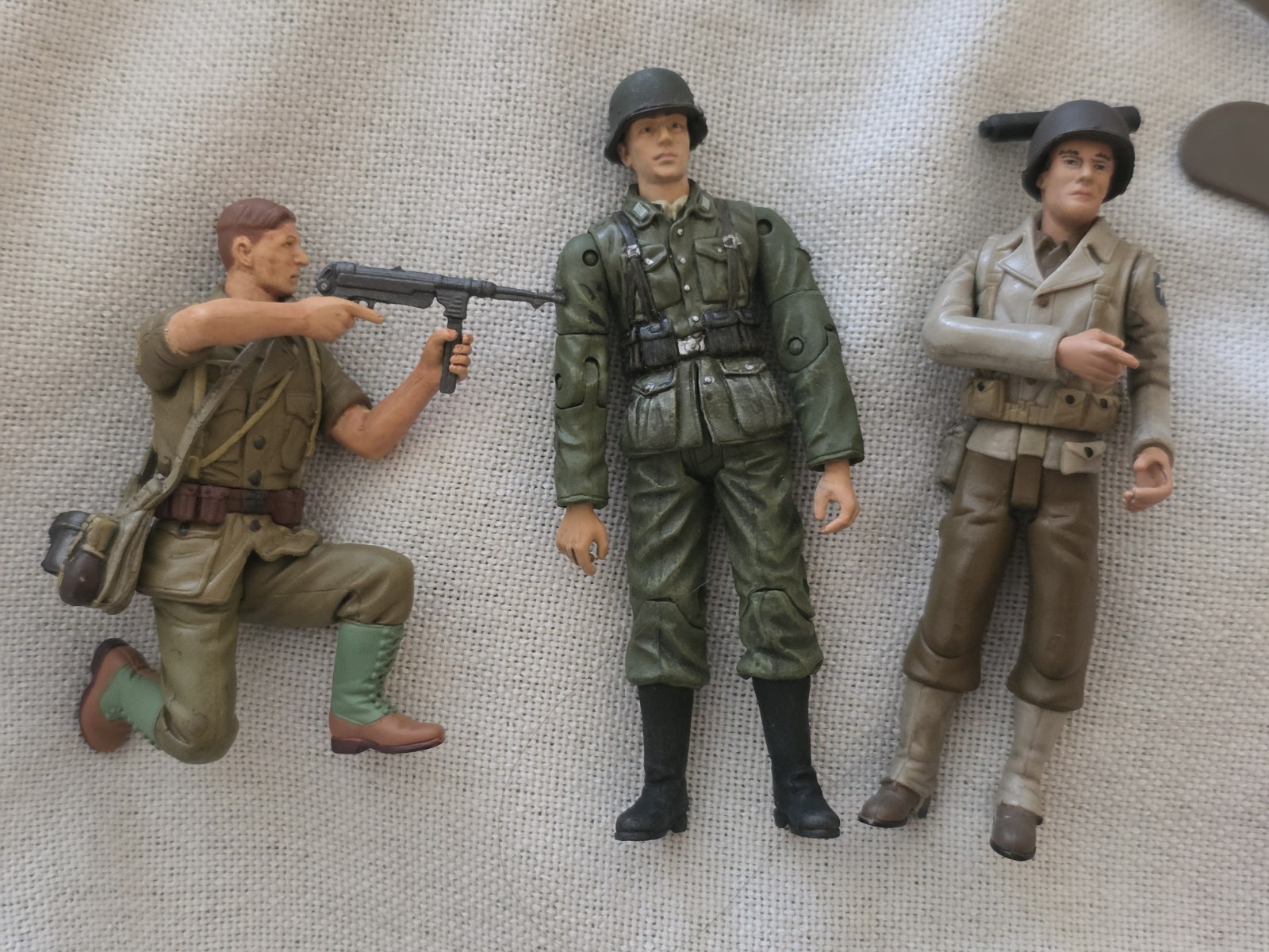Soldatino fanteria tedesco 1:18 Forces Valor Unimax seconda guerra mondiale 3 personaggi e accessori