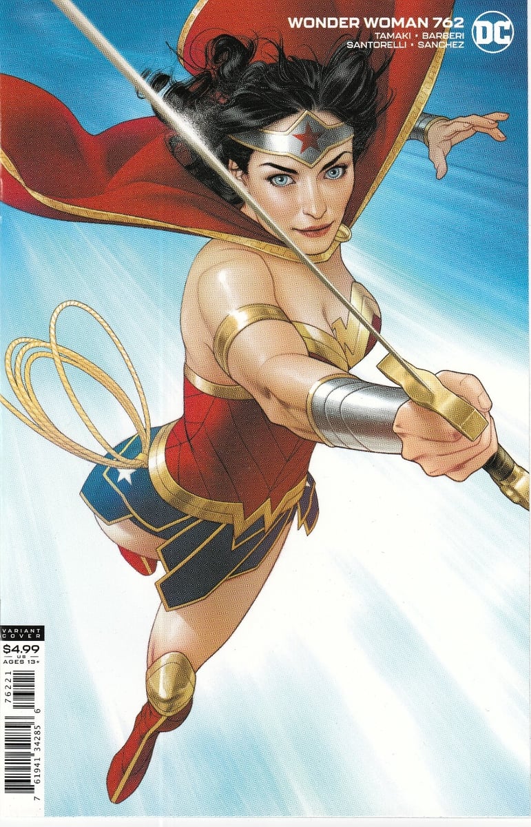 WONDER WOMAN #762 (2016) JOSHUA MIDDLETON VARIANTE CARTONCINO ~ NON LETTO QUASI NUOVO