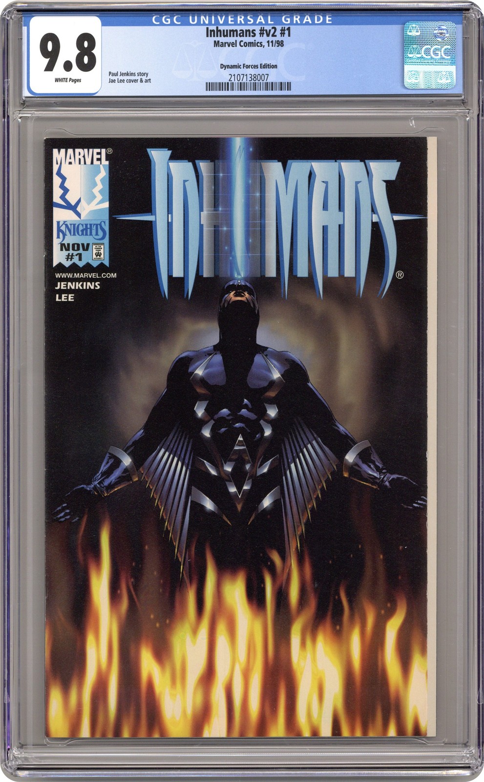 Inhumans 1DF DF Variant CGC 9.8 1998 2107138007