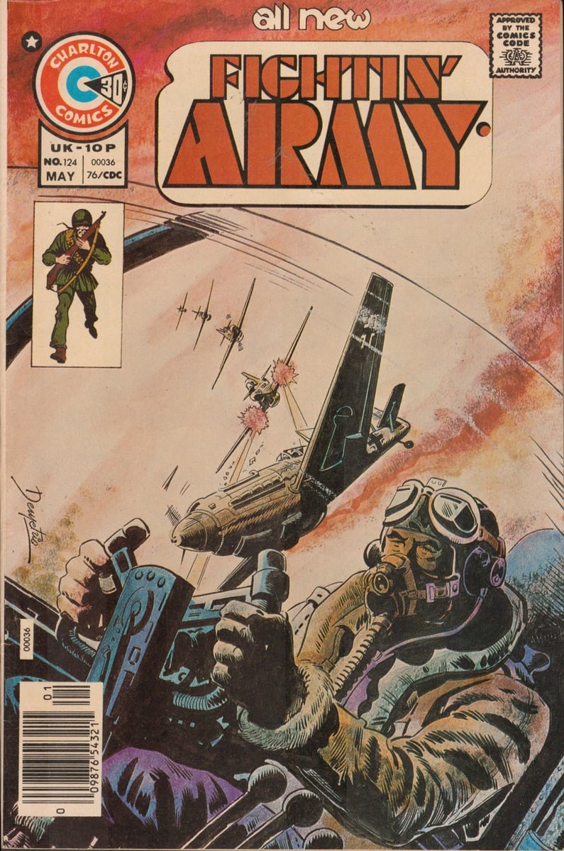 50528: CHARLTON COMICS FIGHTIN' ARMY #124 VF Grade