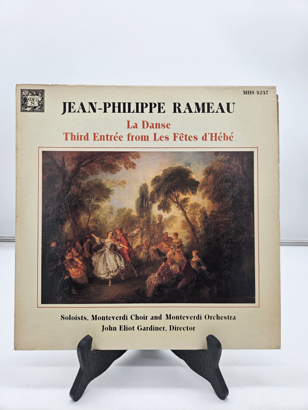 La Danse 3rd Entree Les Fetes d'Hebe Album LP Vinyl Jean-Philippe Rameau MHS4247