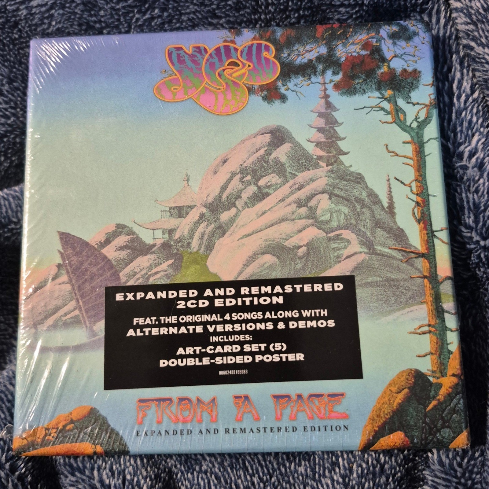 Yes From A Page Expanded Remastered 2CD Edition Roger Dean Art Cards Poster New