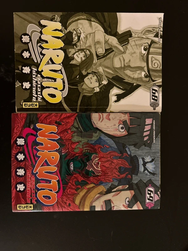 Lot de deux naruto tome 68 69