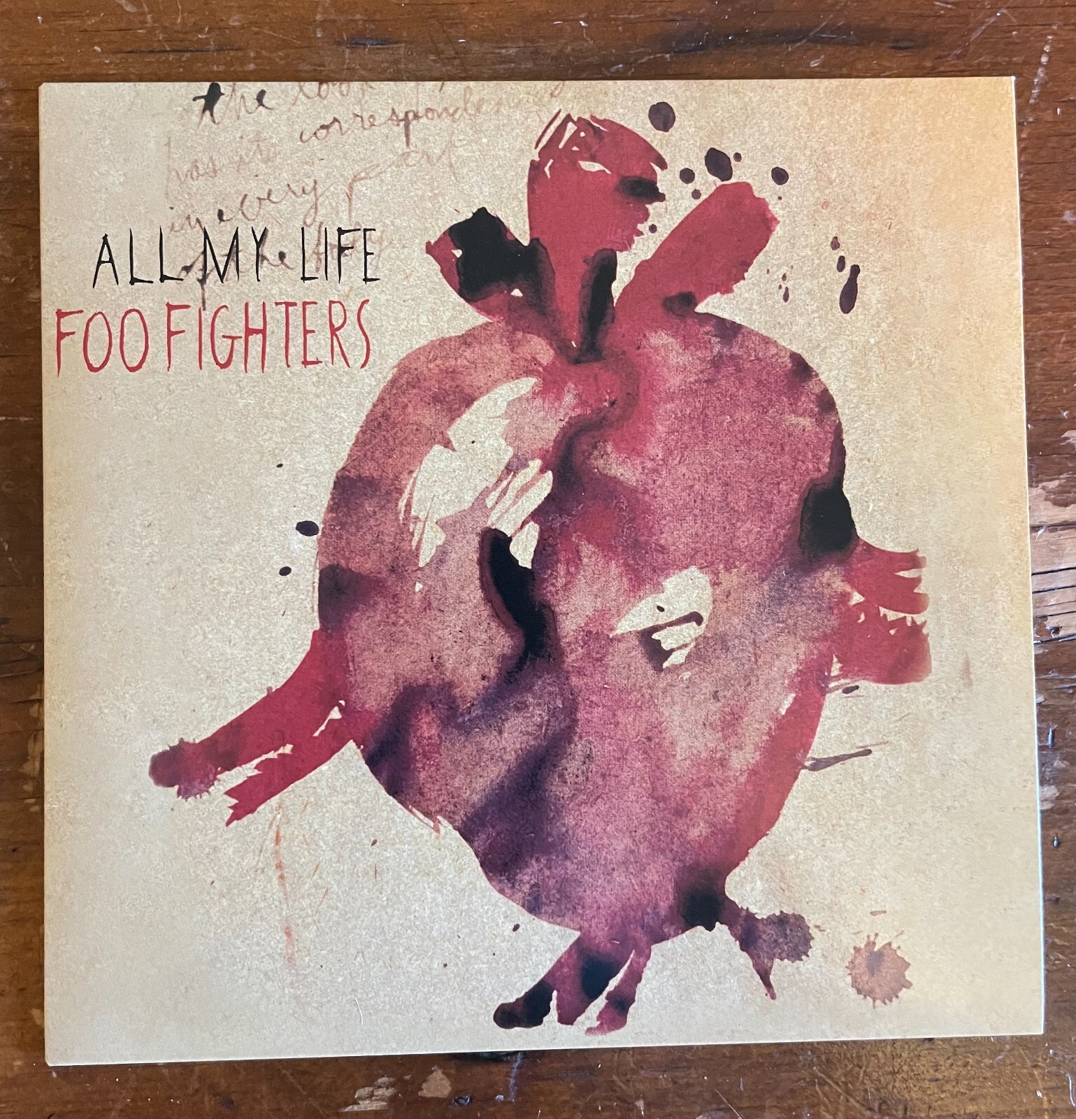 Rare FOO FIGHTERS - All My Life / NM / 7"    B-side "Danny Says"  vinyl   33 1/3
