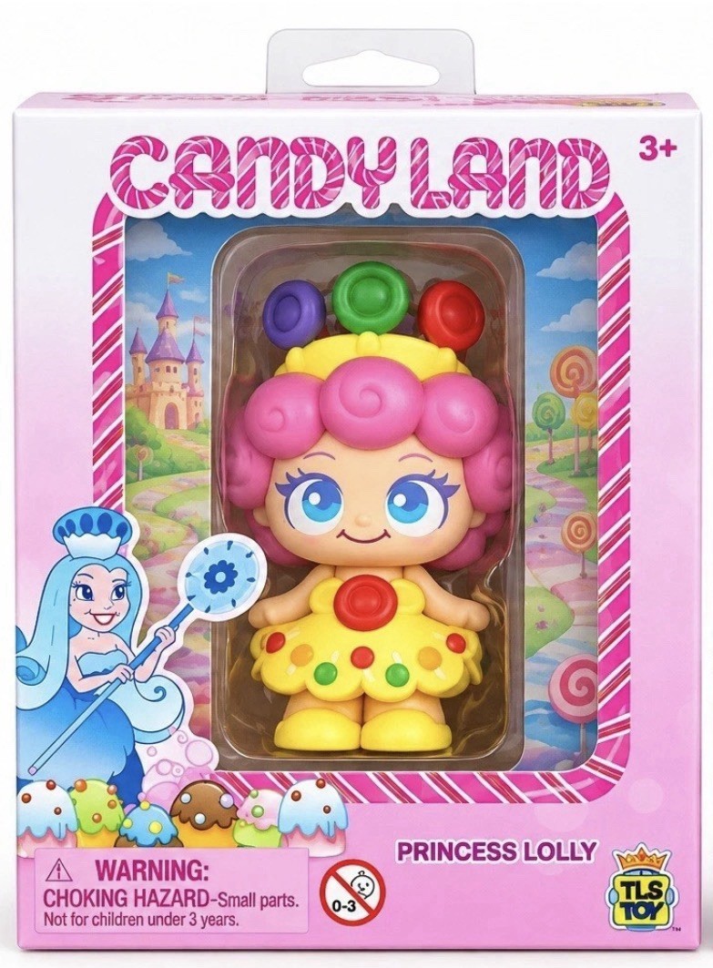 Candy Land CheeBee Cuties Princess Lolly Figura in PVC da 2,5 pollici