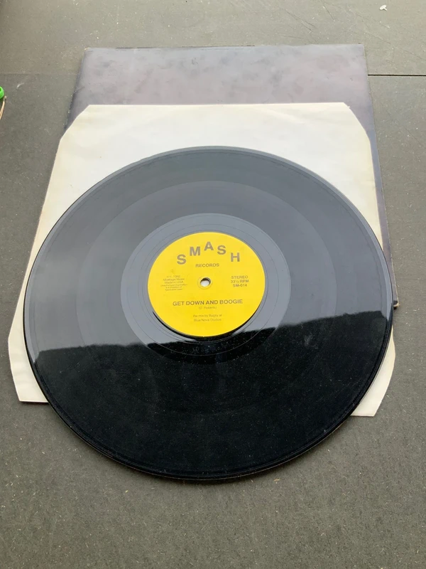 Smah records 12 inch maxi single Get down and boogie