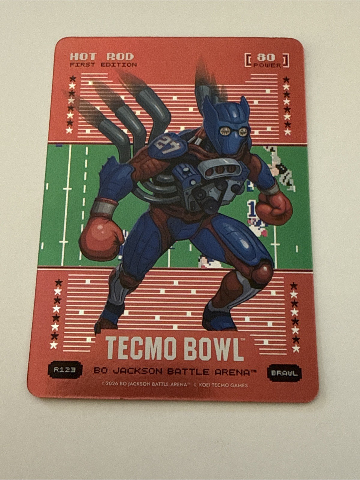 Bo Jackson Battle Arena Tecmo Bowl Red Brawl Hot Rod