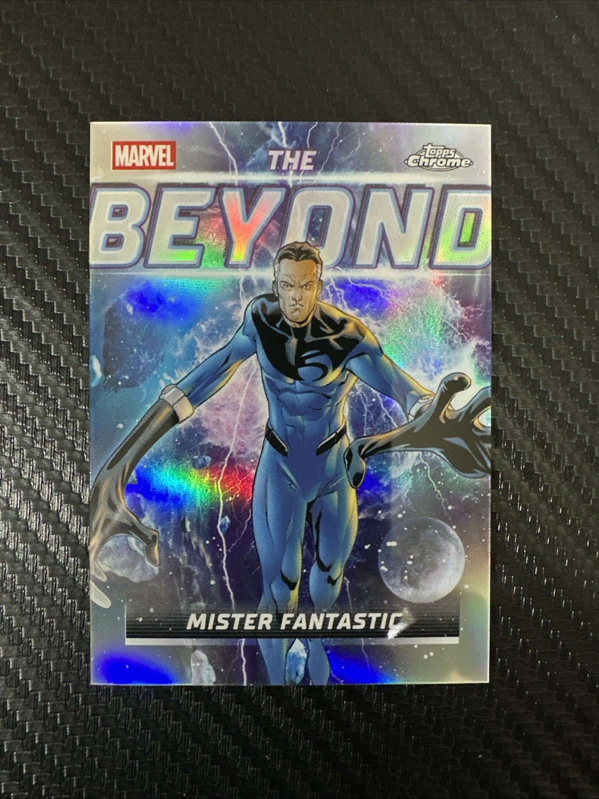 2026 Topps Chrome Marvel Comics MISTER FANTASTIC L'oltre rifrattore #TB-11