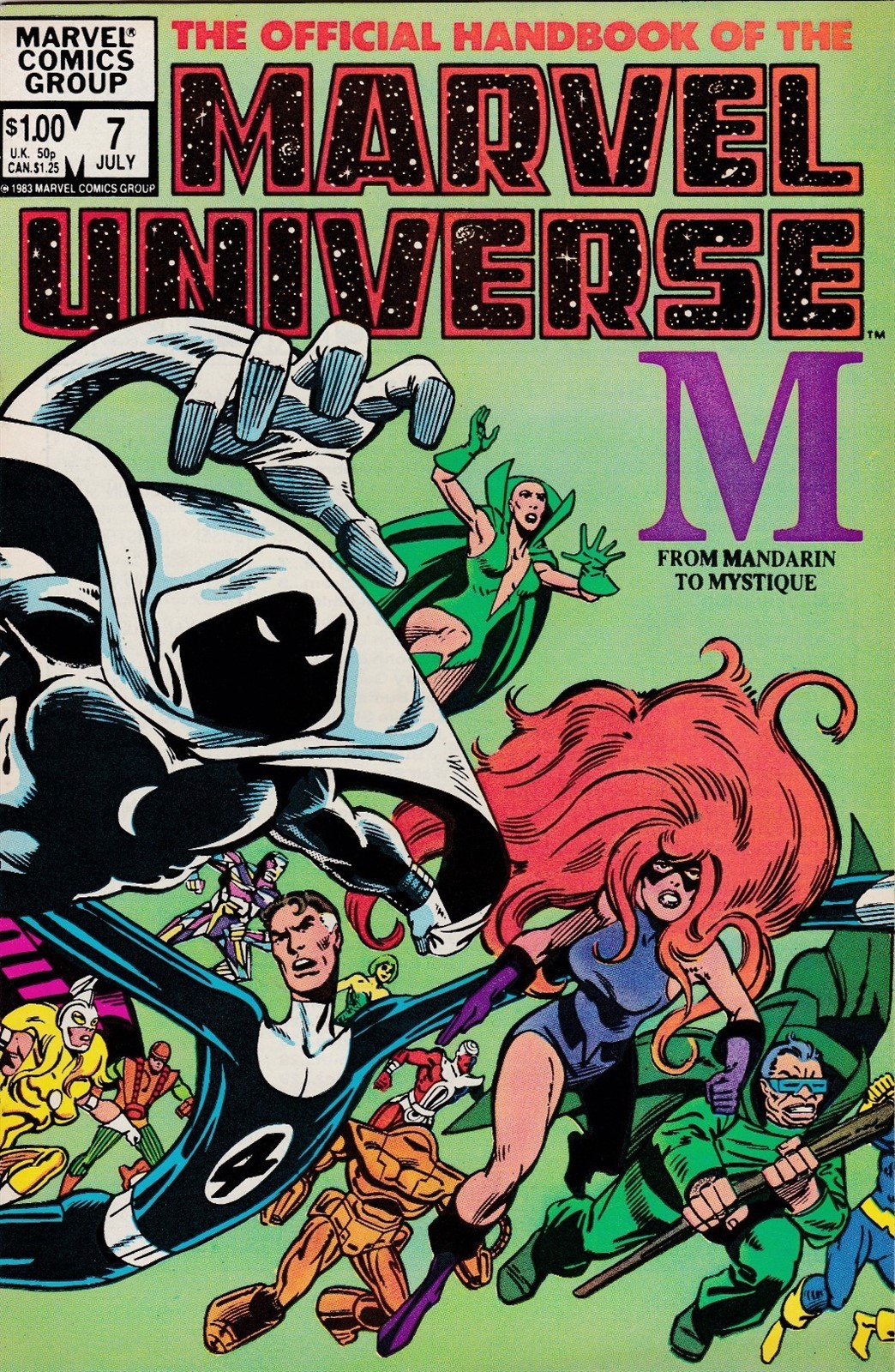MARVEL UNIVERSE #7 JULY 1983! NEAR MINT CONDITION! MARVEL CLASSIC!!