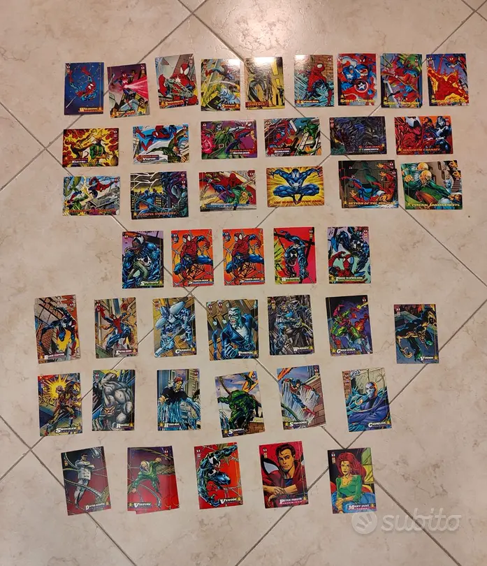 Lotto Carte 1994 Fleer The Amazing Spider-Man 