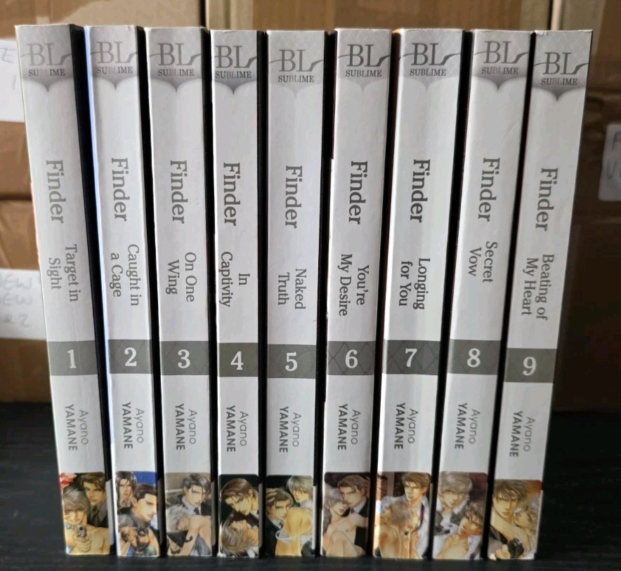 Manga Finder Bundle Vol 1-9 English Volumes BL Sublime