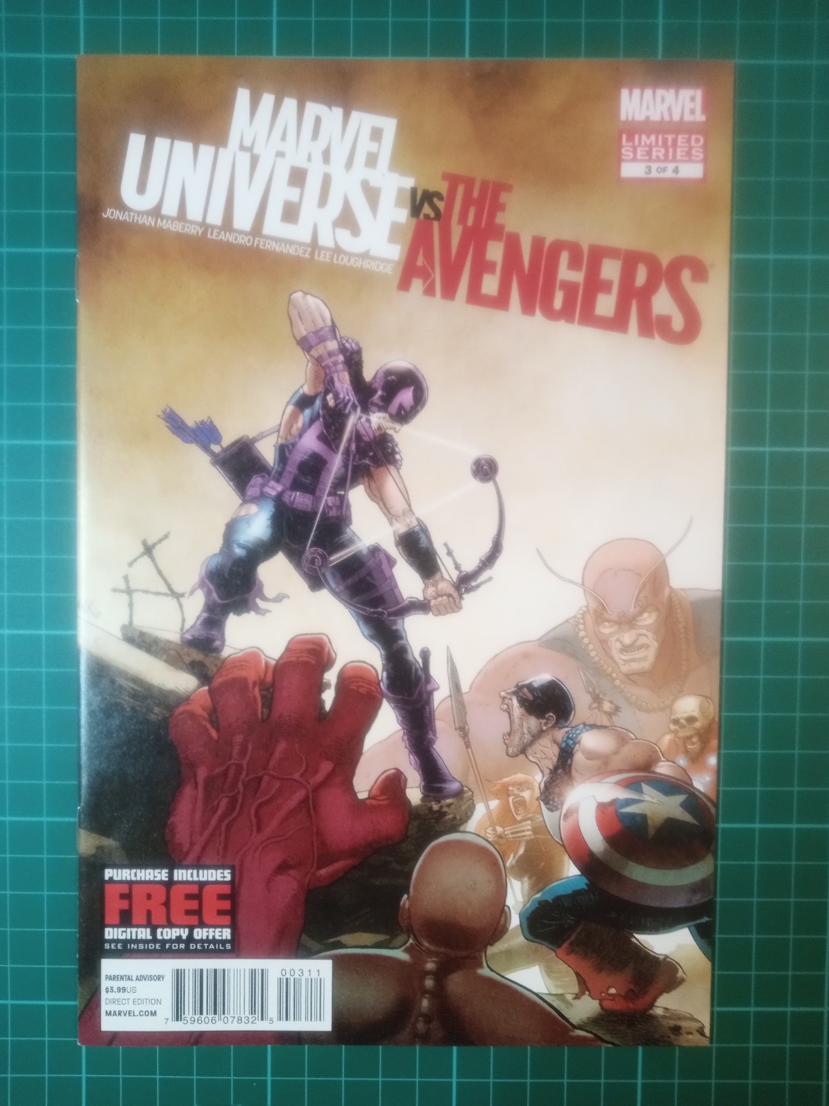MARVEL UNIVERSE VS AVENGERS #3 COVER A (2012 SERIES)  Direct  NM Near Mint WP