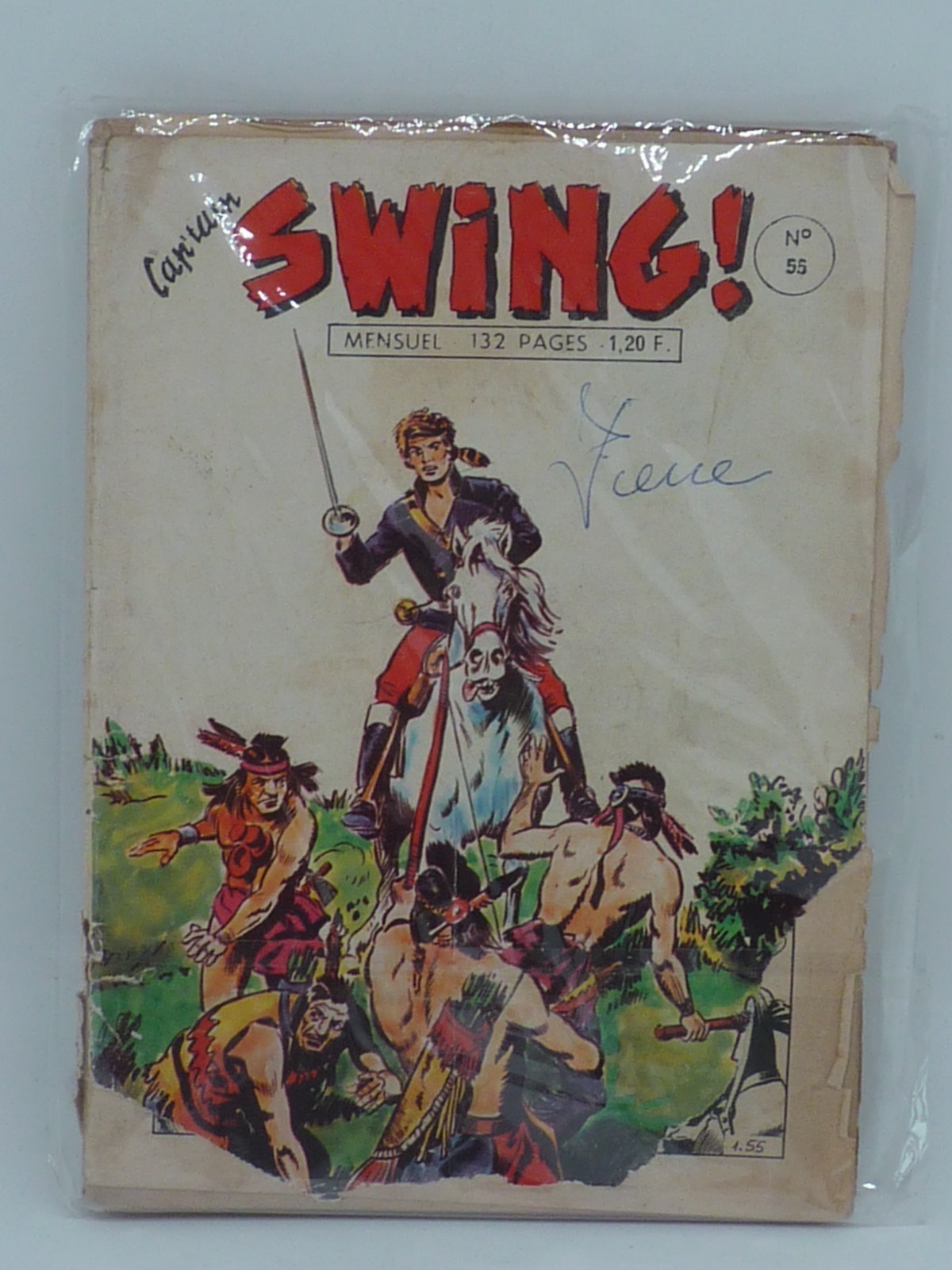 Ancienne bande dessinée Capt'ain SWING  n° 55 TRES ABIME
