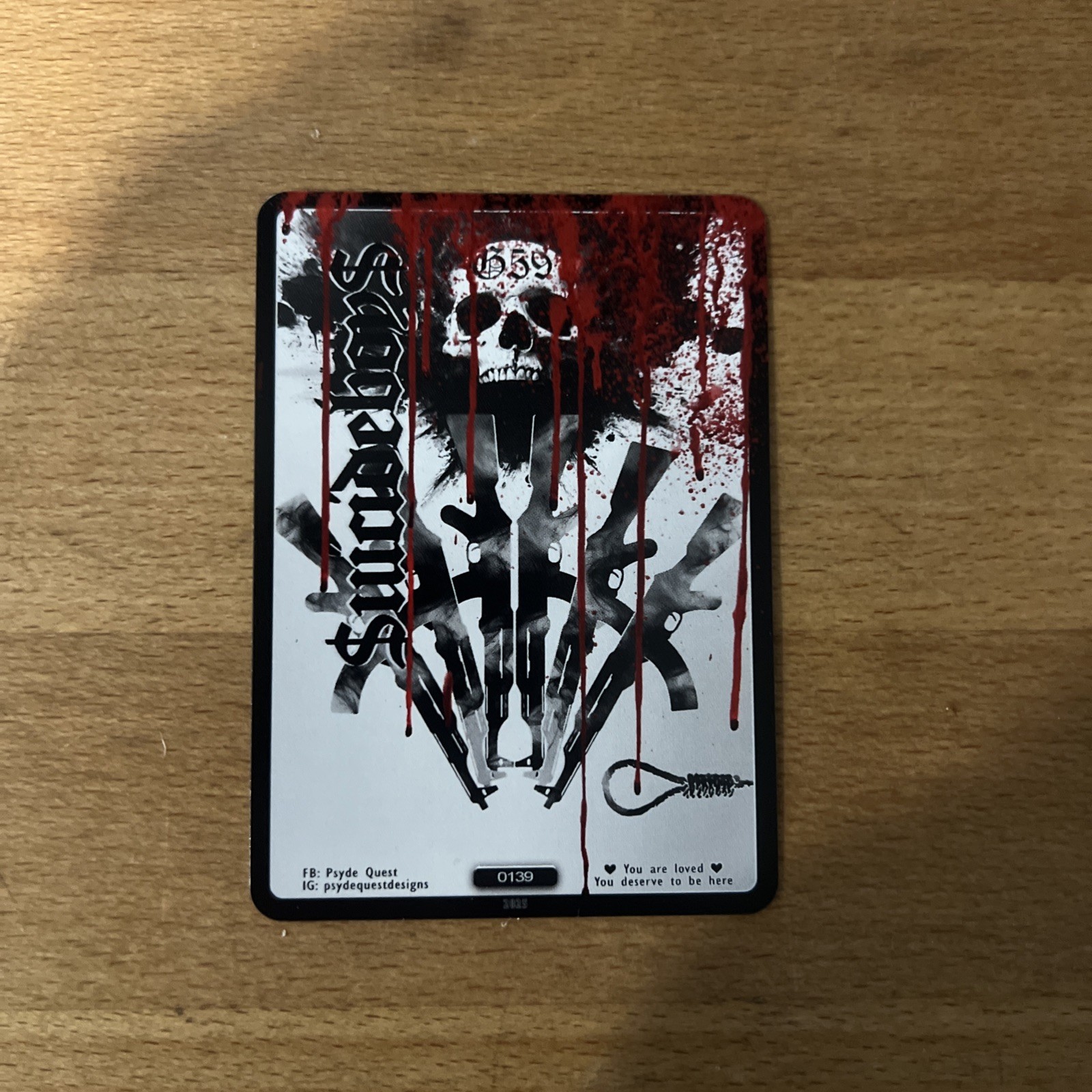 Psyde Quest Trading Card Suicide Boys 0139