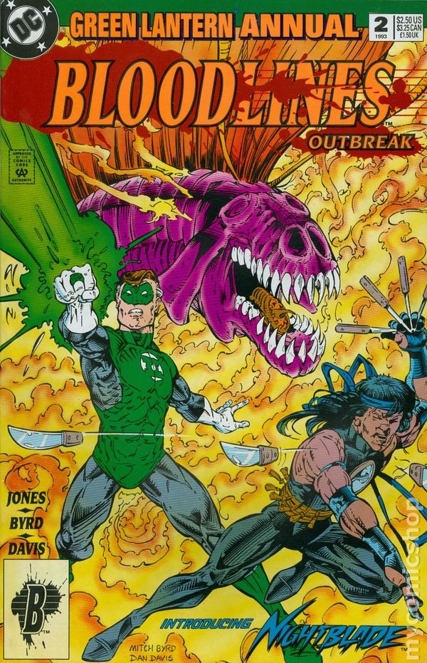 Green Lantern Annual #2 FN+ 6.5 1993 Stock Image