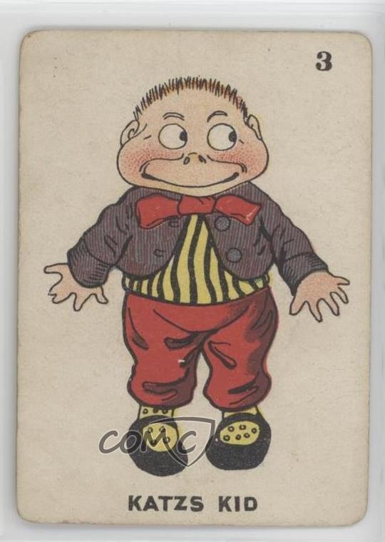 1930s Milton Bradley Old Maid Katzs Kid #3 3c7