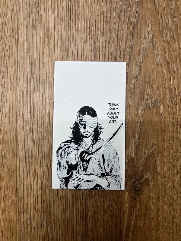 Targhetta Musashi Miyamoto, Vagabond
