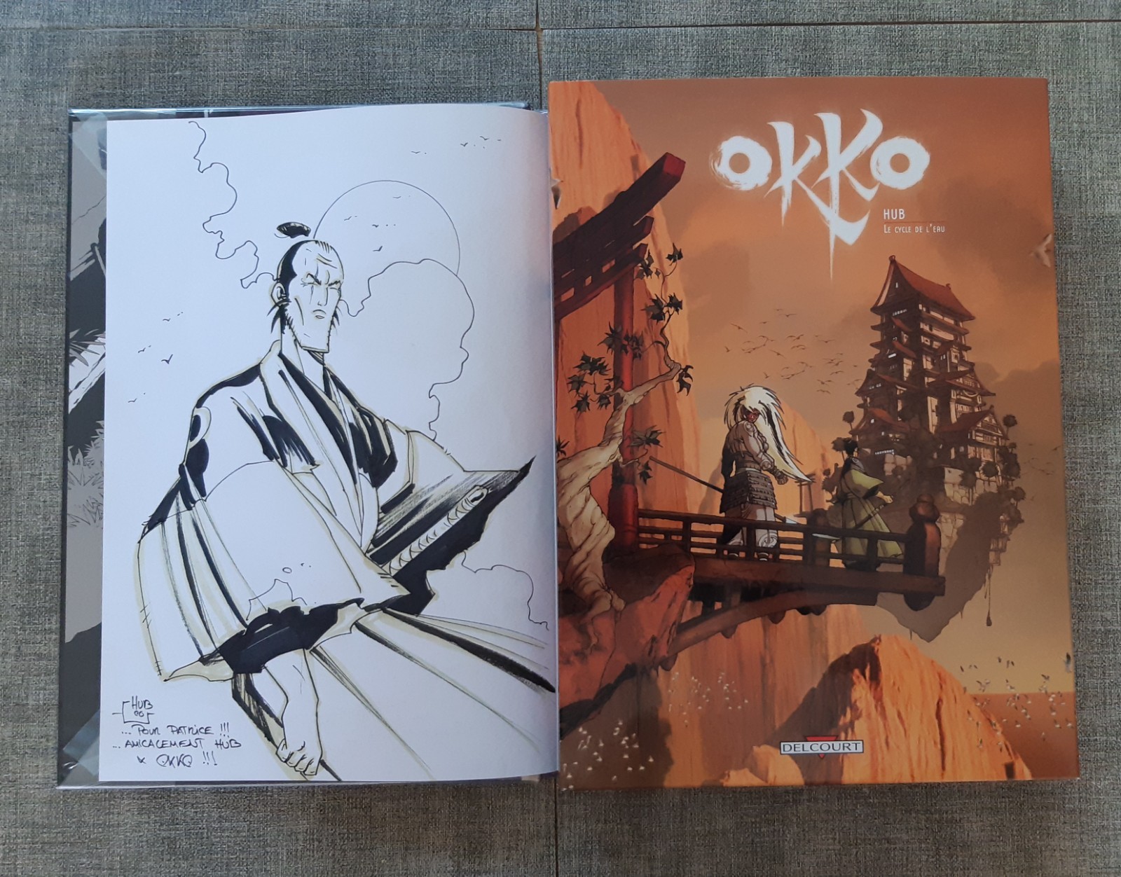 Okko - Hub - Coffret Intégrale du Cycle de l'eau - Tomes 1 et 2 (Dédicace) - EO