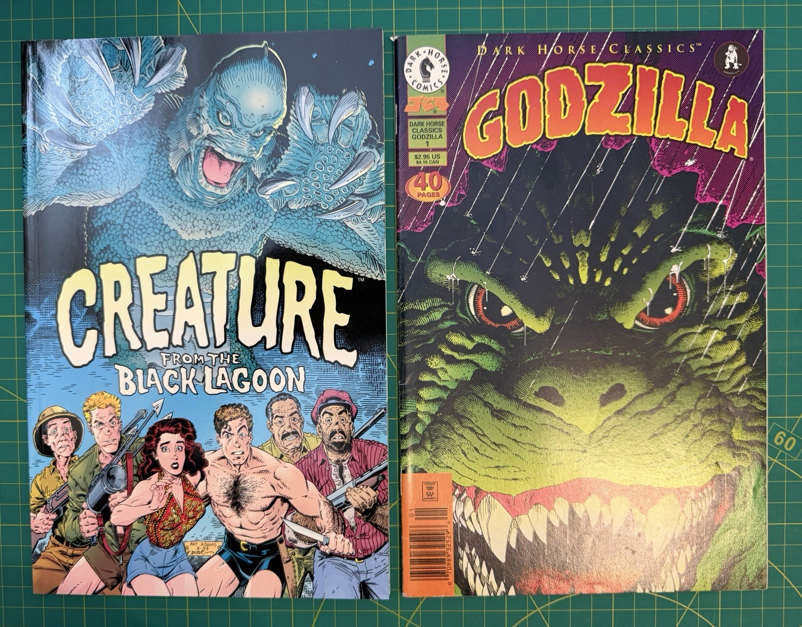 Creatura della Laguna Nera + Godzilla (Dark Horse Comics) Art Adams Monsters