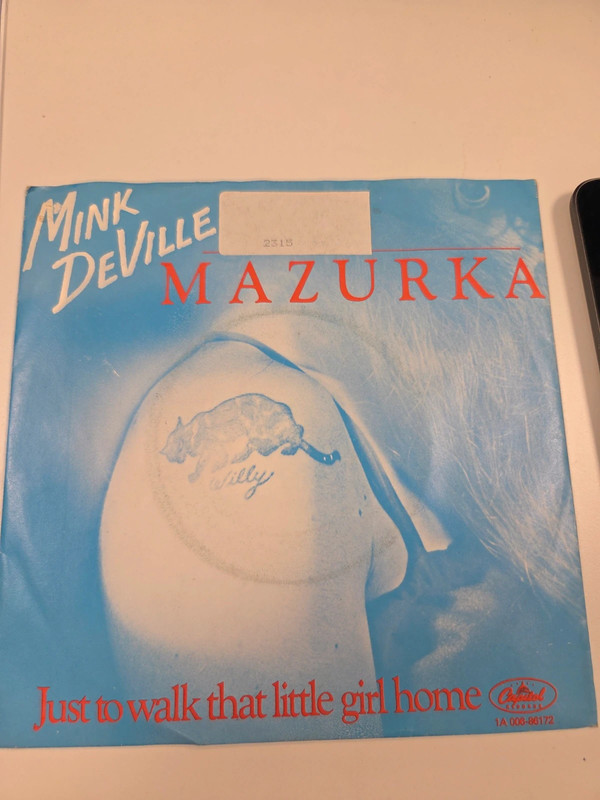 Mink DeVille Mazurka 7 inch singel vinyl