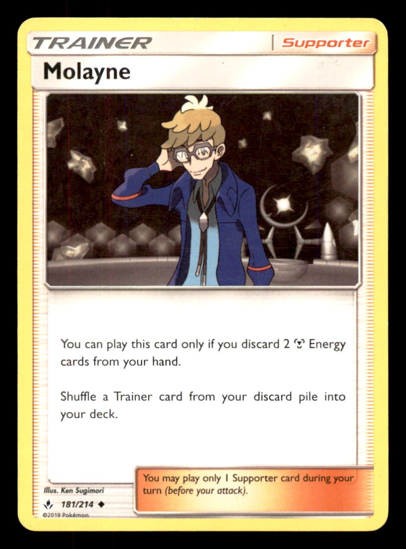 MOLAYNE 181/214 POKEMON OBBLIGAZIONI ININTERROTTE LP