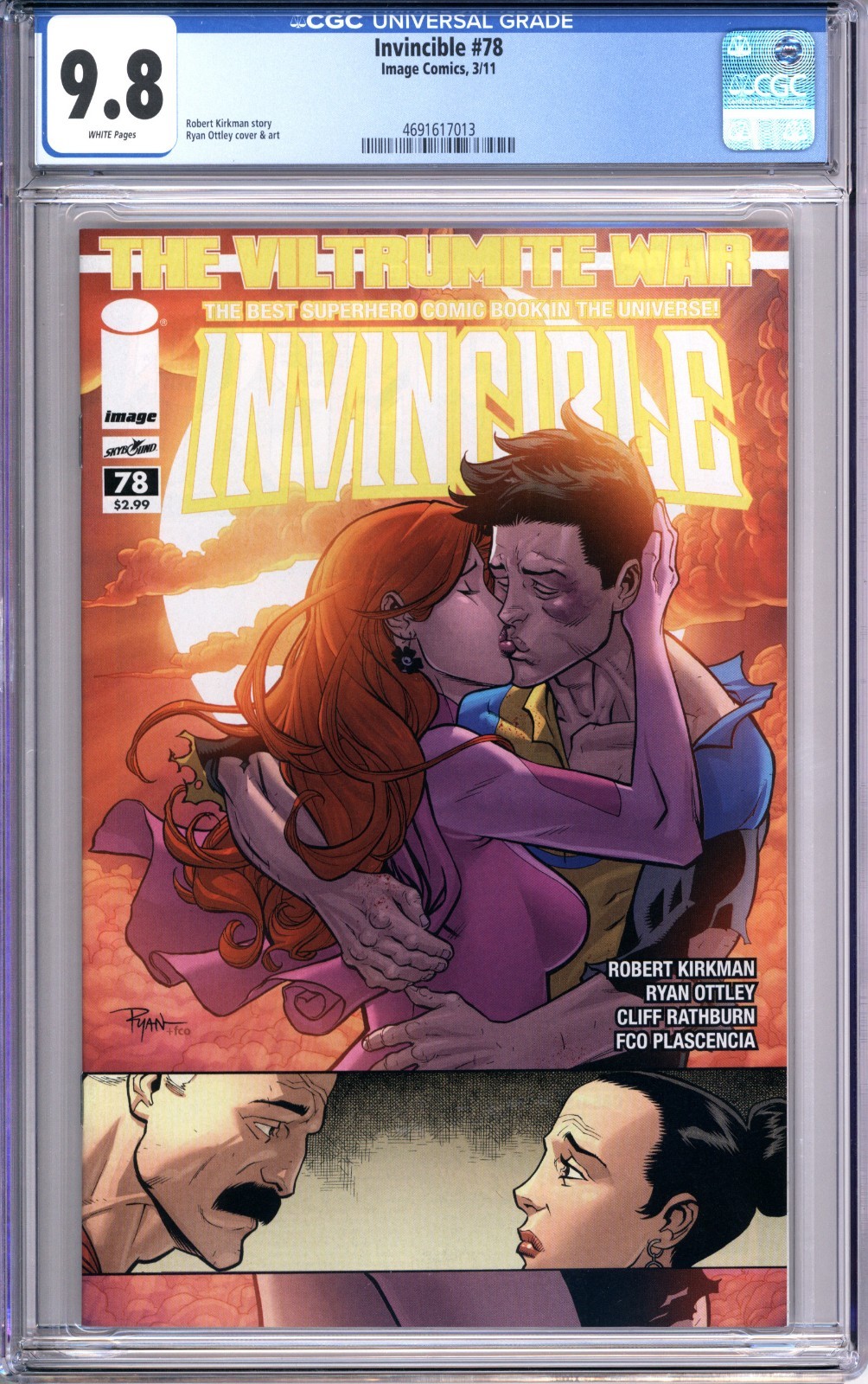 Invincible #78 CGC 9,8 NM/MT pagine bianche fumetti immagine 4691617013