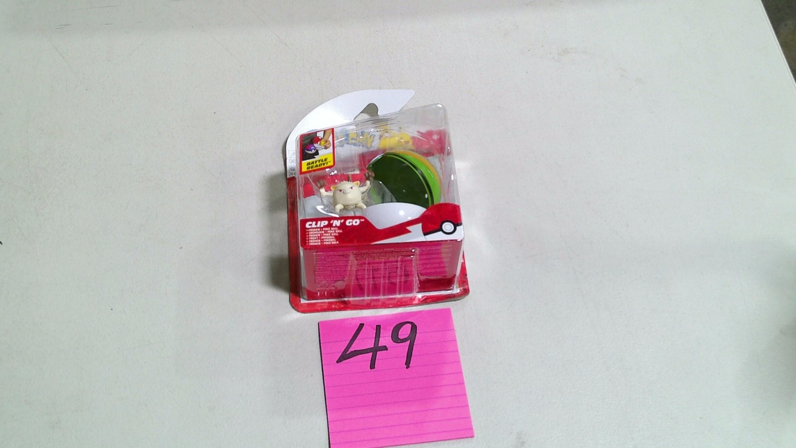 Pokemon Clip 'N' Go Action Figure Giocattolo in Scatola Verde Originale Usato Poke Ball Clip