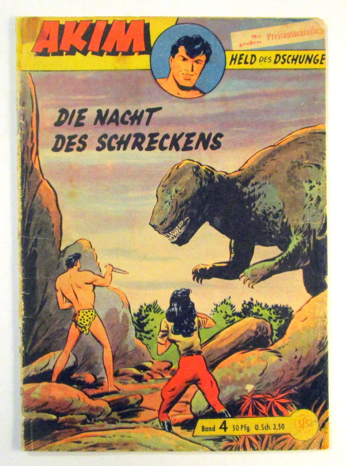 Akim Held Groß Band #4 Die Nacht des Sch.Original Lehning Editore 1958 Z da 3 a 3-