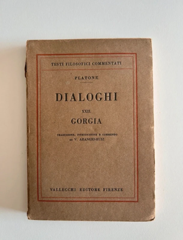 Dialoghi XXII Gorgia, Platone