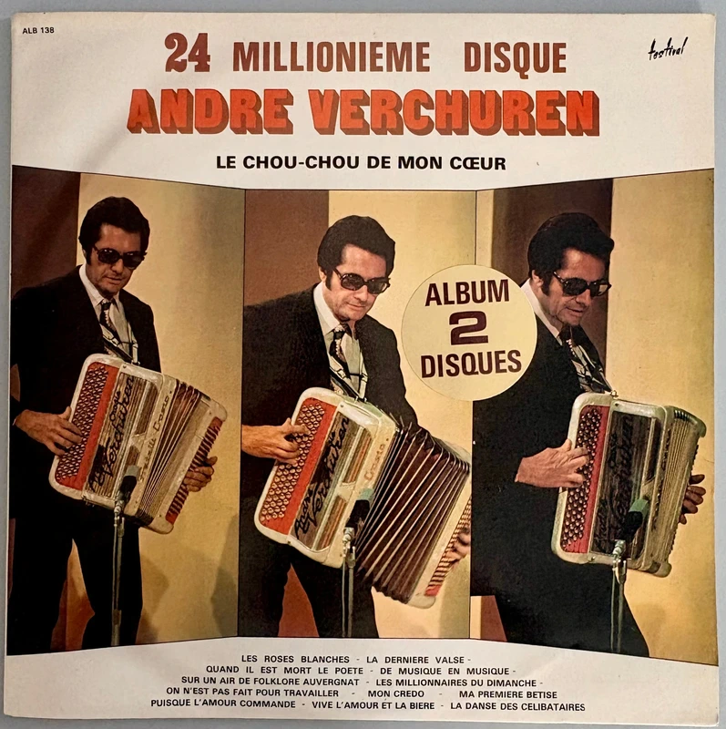 double album André Verchuren vinyle 33 T