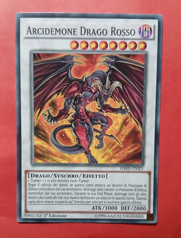 Yu-gi-oh! - Arcidemone Drago Rosso - HRSD - Ita - Exc