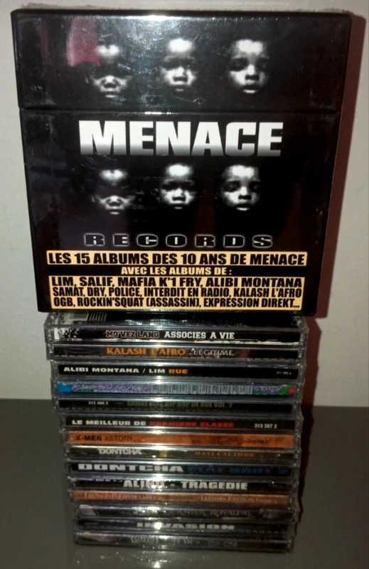 Lot 14 cd Rap Français + Coffret 15 Albums Cd Rap Français Neuf