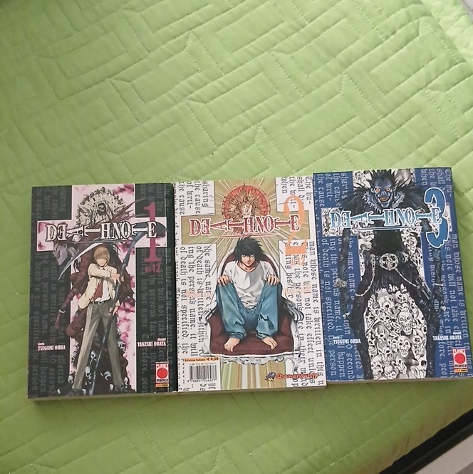 Manga Death Note vol. 1-2-3  manga in italiano