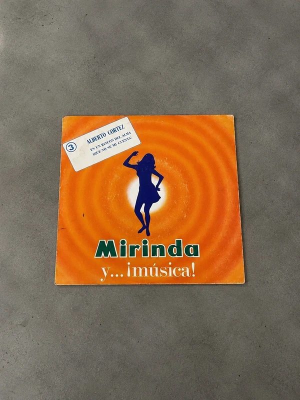 Vinilo promocional Mirinda Alberto Cortez