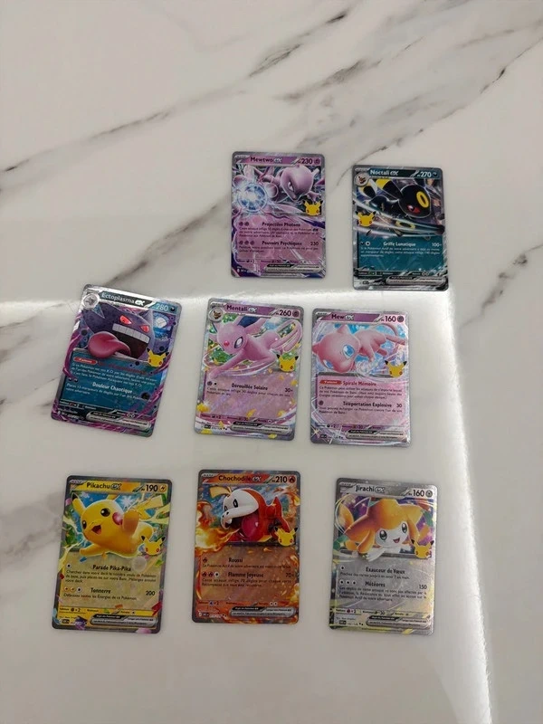 Lot de Ex Pokemon 30 ans