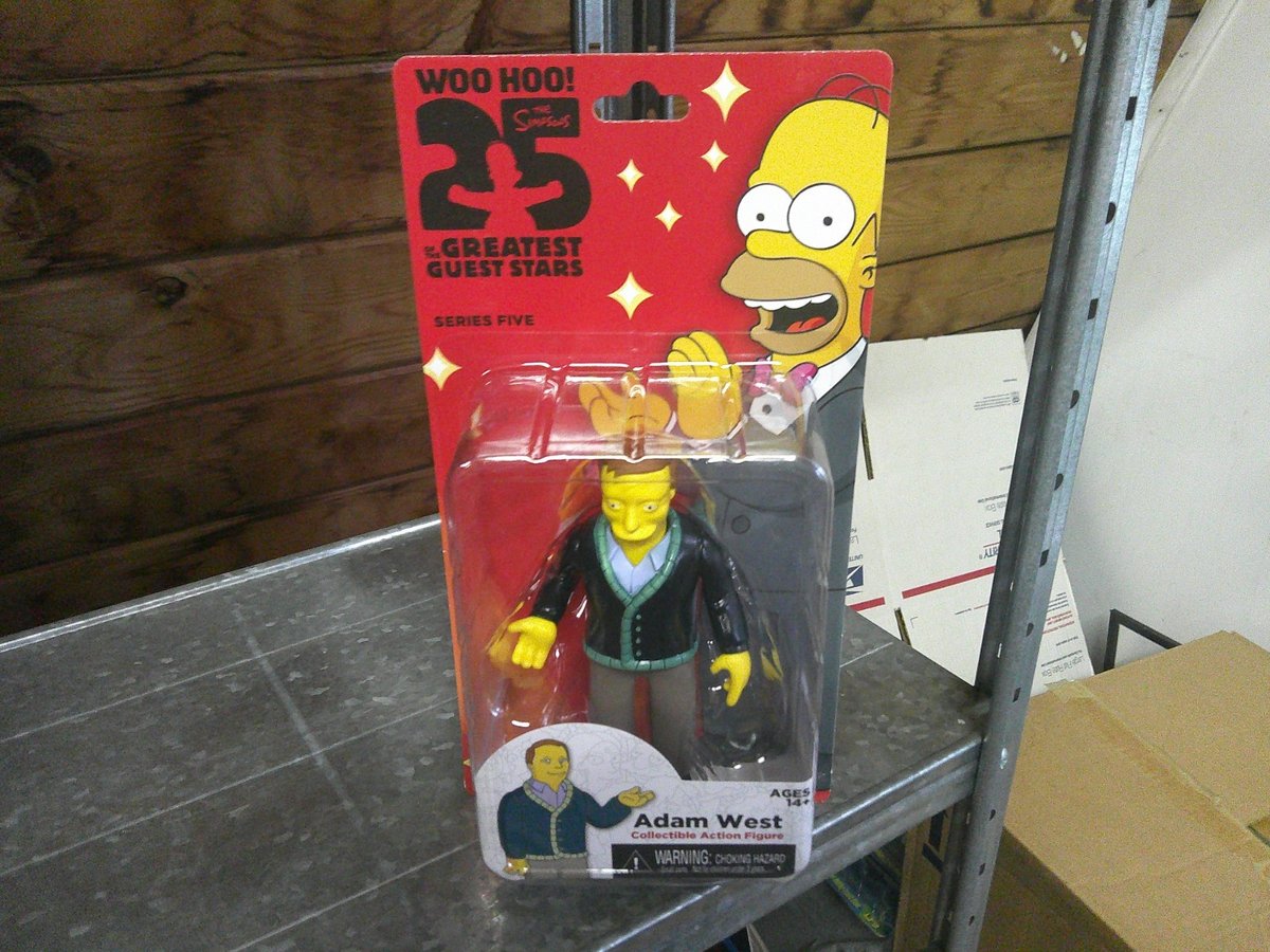 NUOVO NECA Simpsons 25th Anniversary Adam West Figure Serie 5 Greatest Guest 2015