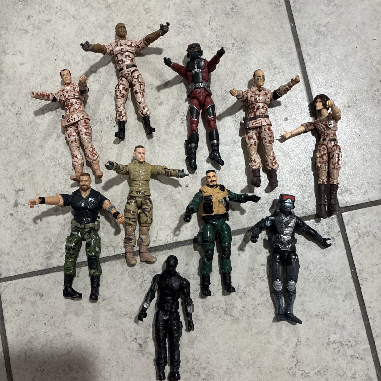 LOTTO FIGURINE GI JOE VINTAGE 