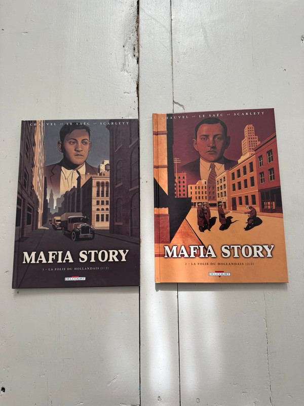Lot de deux BD «  Mafia story »