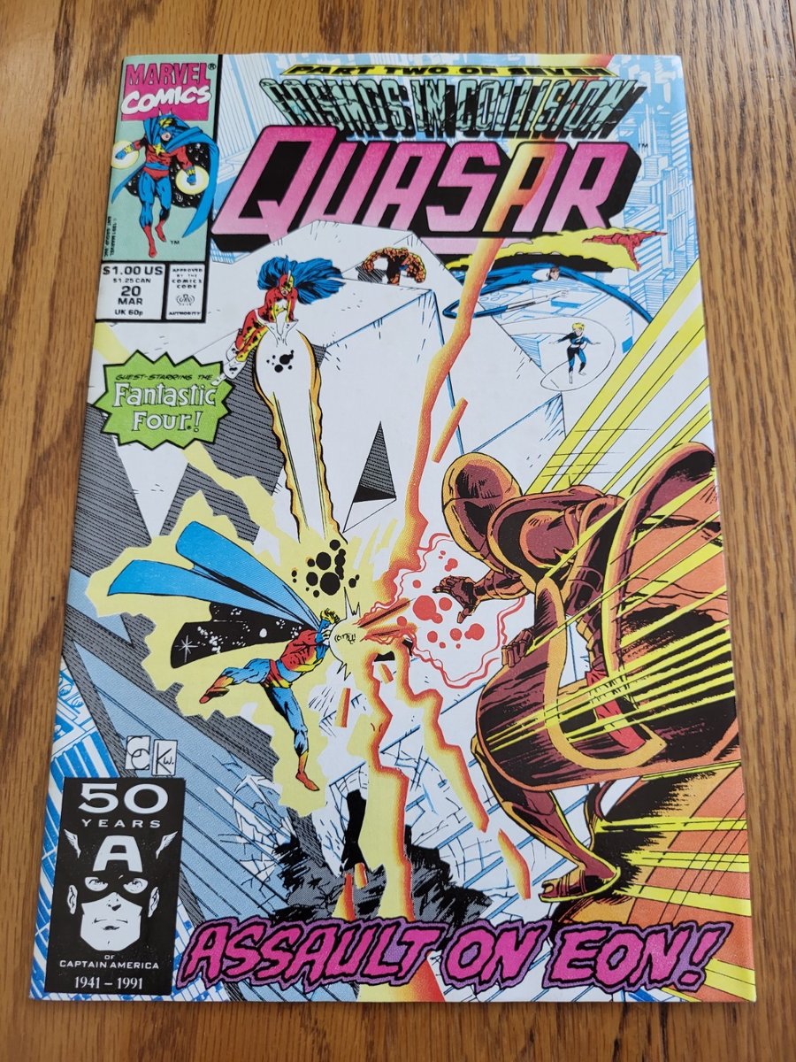 Marvel Comics Quasar #20 (1991) - Excellent