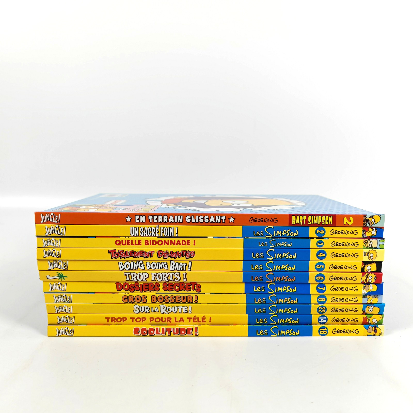 Les Simpson / Lot 11 BD / Jungle